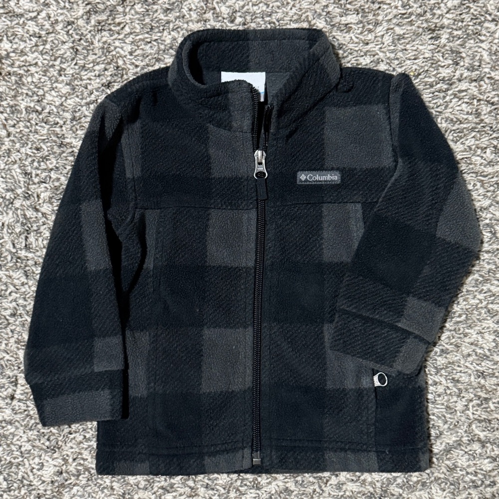 Toddler Boy Columbia Black Fleece Jacket